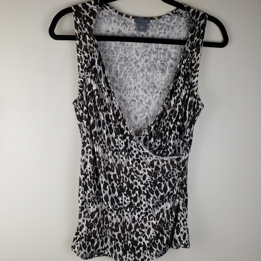 Ann Taylor Silk Blend Sleeveless Shirt